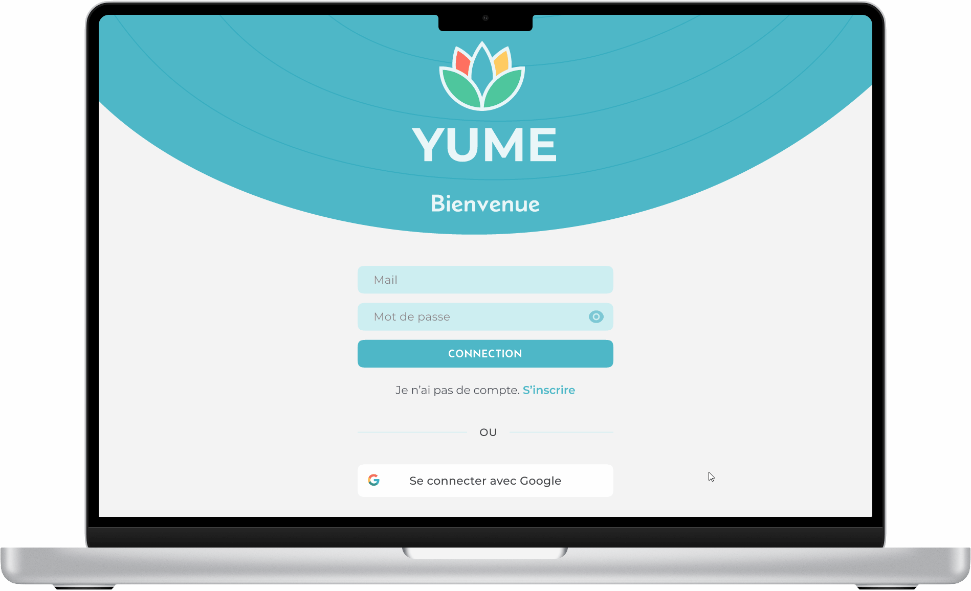 Wireframe Hi-fi - Yume Web version